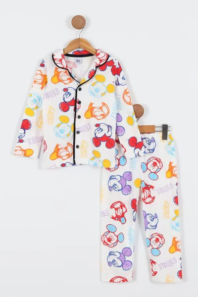 renkli-3-8-yas-happy-times-baskili-on-dugmeli-kiz-cocuk-pijama-takim-337885