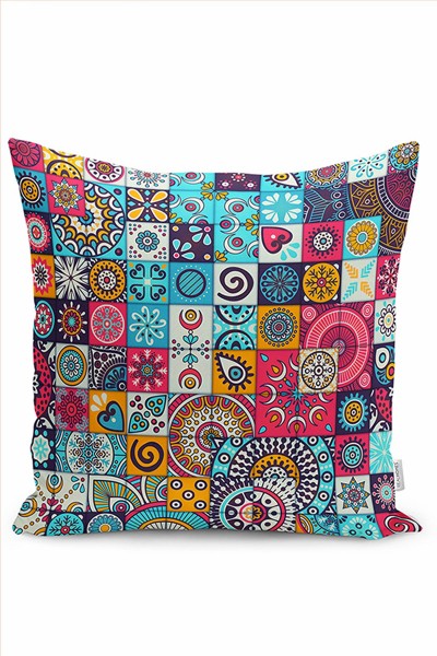 4lü 43x43 Çift Taraf Dijital Baskılı Kırlent Kılıfı Seti 211875