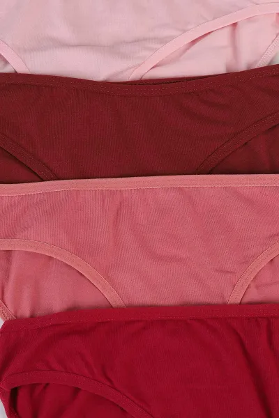 Renkli Beşli Kadın Bikini Külot 487470