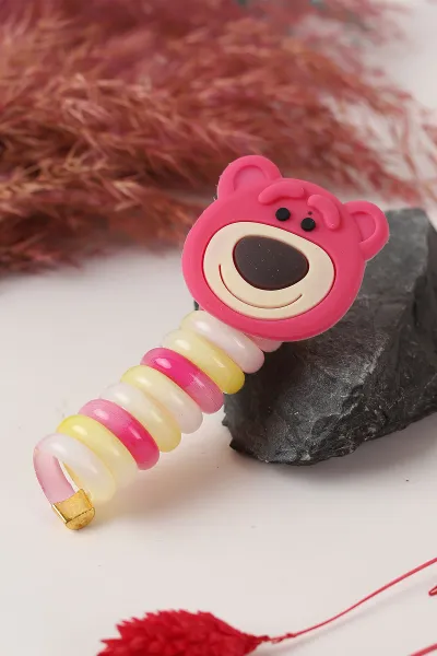 Renkli Figürlü Spiral Toka 295163
