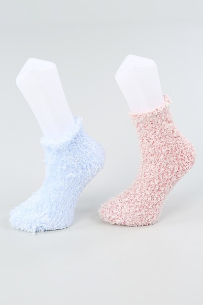 Renkli İkili Bayan Uyku Çorabı 54893