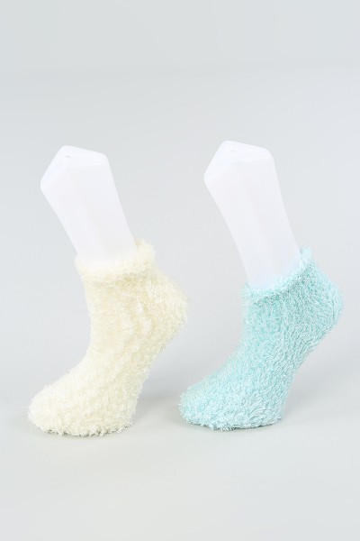 Renkli İkili Bayan Uyku Çorabı 54894