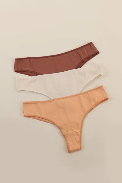 Renkli Üçlü Brazilian Külot 282073