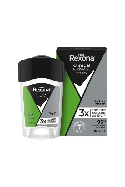 Rexona Men Clinical Protection Erkek Stick Deodorant Active Fresh 96 Saat Koruma 45 ml 286648