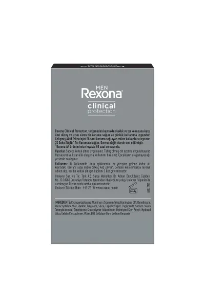 Rexona Men Clinical Protection Erkek Stick Deodorant Active Fresh 96 Saat Koruma 45 ml 286648