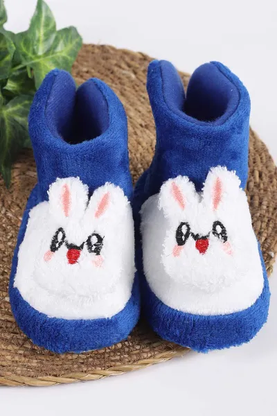 Saks Mavisi ( 25 - 30 ) Peluş Figürlü Kız Çocuk Panduf 419884