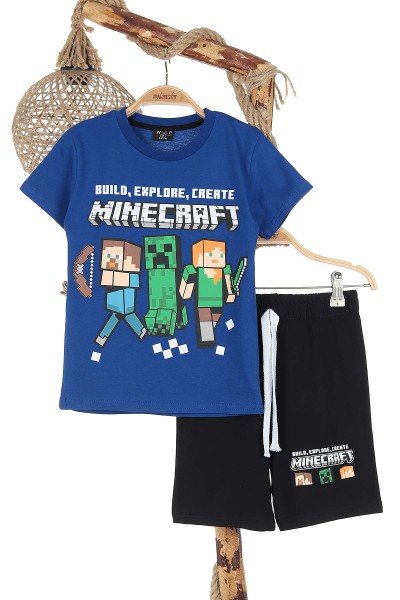 saks-mavisi-3-10-yas-minecraft-baskili-erkek-cocuk-takim-171045