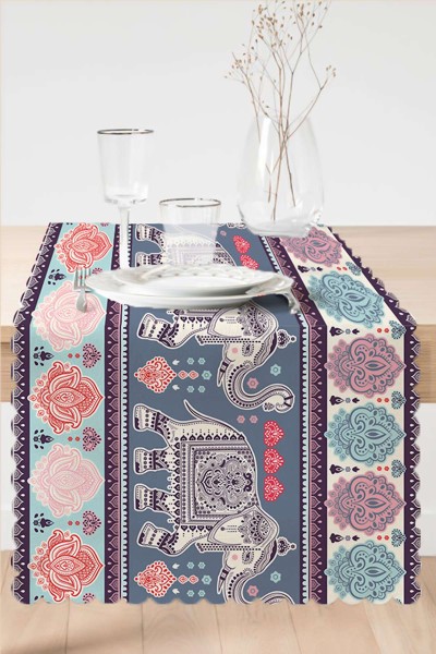 45x140 Dijital Baskılı Özel Tasarım Modern Runner 223859