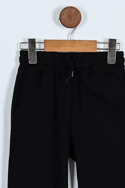 Saks Mavisi (6-9 Yaş) Kaykay Baskılı Kol Detaylı Kapüşonlu Erkek Çocuk Takım 243878