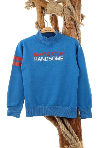 saks-mavisi-9-12-yas-navigator-baskili-iki-ip-sardonlu-erkek-cocuk-sweat-148940