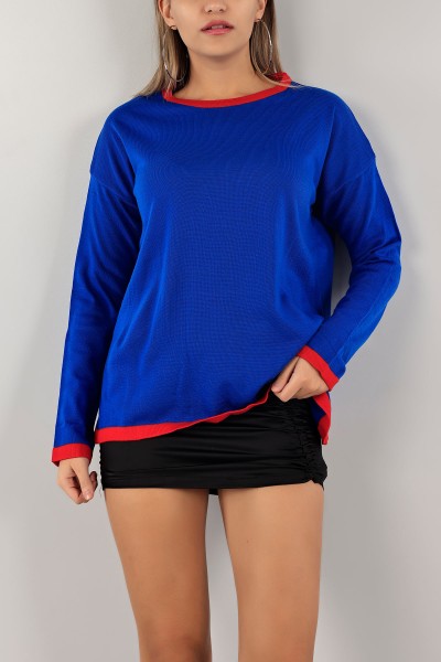 Saks Mavisi Bayan Triko Kazak 136444