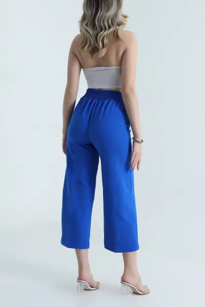 Saks Mavisi Gipeli Cepli Dabıl Kadın Pantolon 478833