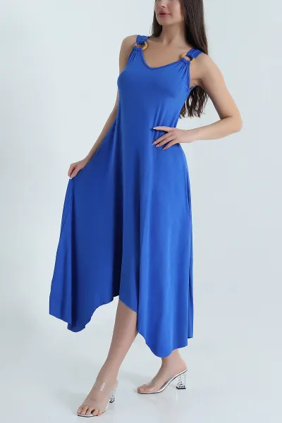 saks-mavisi-halkali-viskon-kadin-elbise-459903