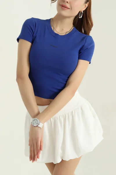 Saks Mavisi Oysho Süprem Kadın Crop 347583