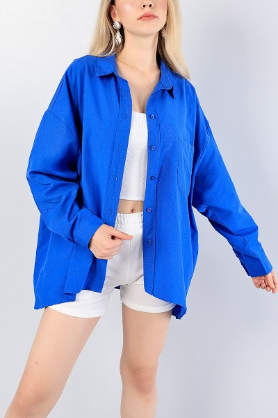saks-mavisi-salas-kalip-bayan-gomlek-77146