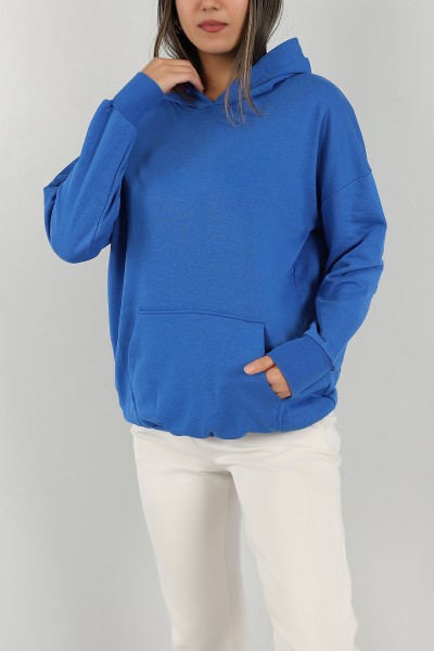 Saks Mavisi Salaş Kalıp Bayan Sweat 144872