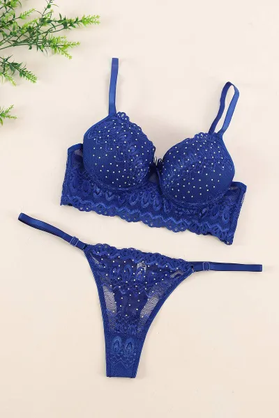 saks-mavisi-tasli-dantelli-destekli-sutyen-takimi-374802