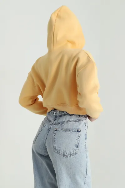 Şardonlu Fermuarlı Üç İp Kadın Sweat 485058