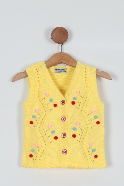 sari-0-5-yas-renkli-ponponlu-kiz-cocuk-hirka-yelek-197399