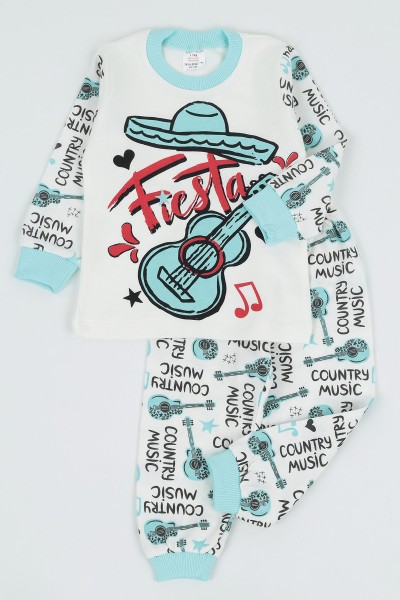 sari-1-3-yas-gitar-tiesta-baskili-erkek-cocuk-pijama-takim-135563