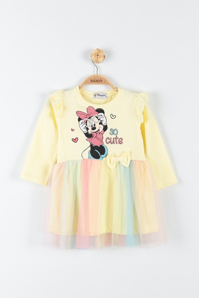 sari-1-4-yas-minnie-mouse-baskili-kiz-cocuk-elbise-174908