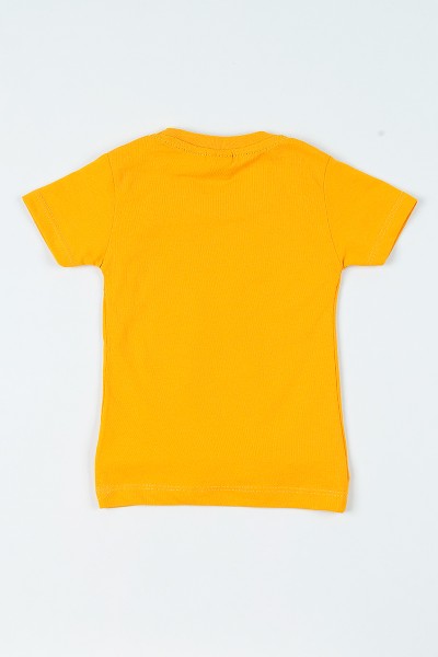 Sarı (1-6 yaş) Batman Baskılı Erkek Çocuk Tişört 108038
