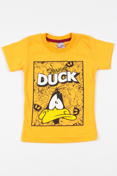 Sarı (1-6 yaş) Duck Baskılı Erkek Çocuk Tişört 110665