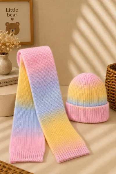 sari-1-8-yas-iplik-gecisli-kiz-cocuk-atki-bere-takim-475014