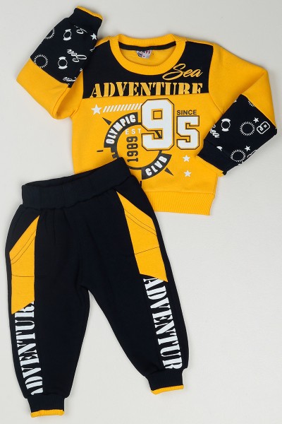 sari-2-5-yas-adventure-baskili-erkek-cocuk-takim-83980