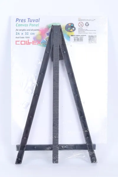 Sarı 24x32 Cm Collex Pres Tuval Seti Şövaleli 384368