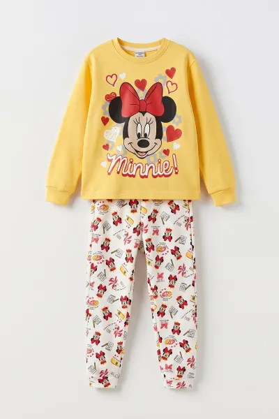sari-3-10-yaskarakter-baskili-kiz-cocuk-pijama-takimi-476906