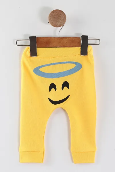 sari-3-12-ayemoji-baskili-mansetli-unisex-tek-alt-452185