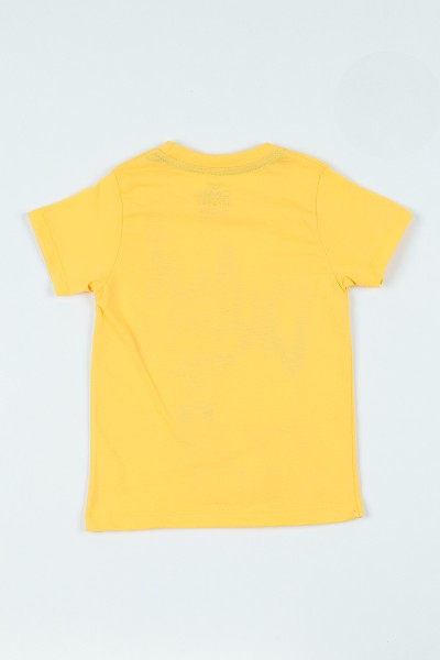 Sarı (3-7 Yaş) Cmk Baskılı  Erkek  Çocuk Tişört 108218