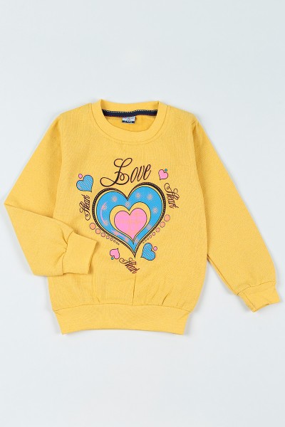 sari-3-7-yas-love-baskili-kiz-cocuk-sweatshirt-92594