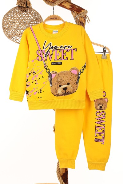 sari-3-8-yas-ayi-sweet-baskili-kiz-cocuk-takim-146429