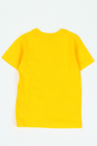 Sarı (5-8 yaş) Spıder-Man Baskılı Erkek Çocuk Tişört 117975