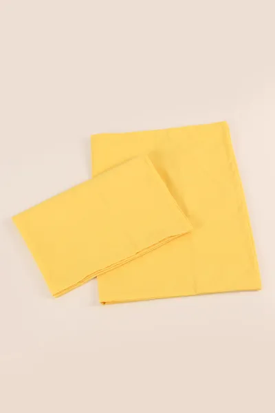 Sarı 50x70 Cm Bella Home Jelatinde Kapaklı 2'li Yastık Kılıfı 412672