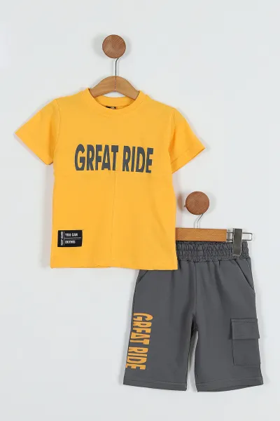 sari-7-10-yas-great-ride-baskili-sortlu-erkek-cocuk-takim-253693