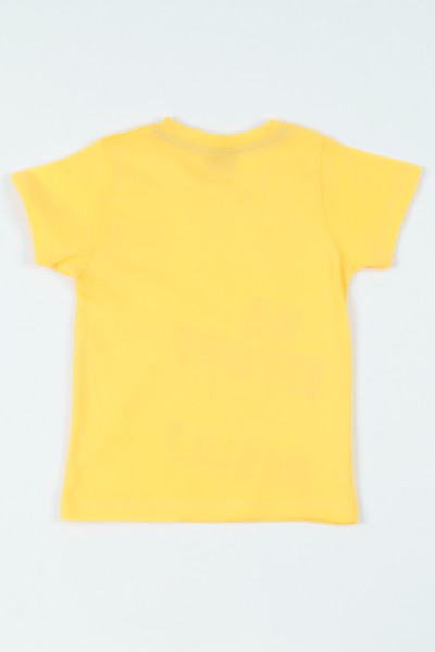 Sarı (8-12 yaş) Baskılı Erkek Çocuk Tişört 108248