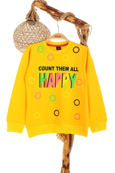 sari-9-12-yas-happy-baskili-kiz-cocuk-sweat-150984