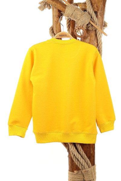 Sarı (9-12 Yaş) Inspıratıon Baskılı Kız Çocuk Sweat 150977