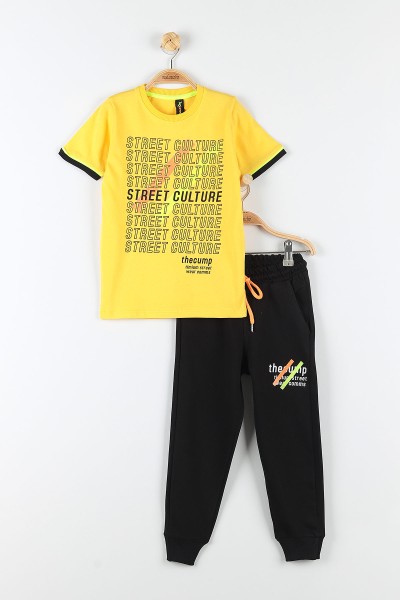 sari-9-12-yas-street-culture-baskili-cep-detayli-erkek-cocuk-takim-177426