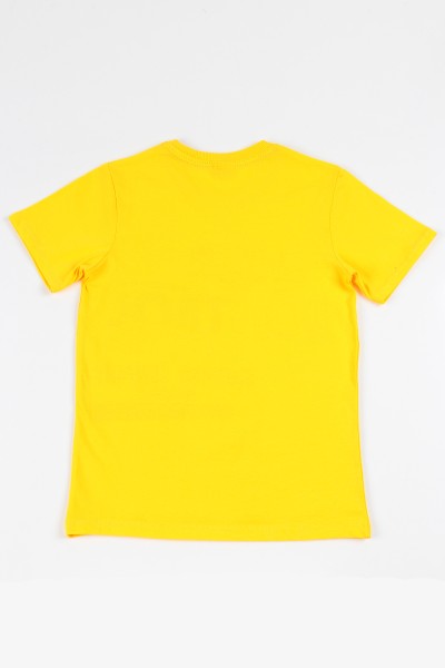 Sarı (9-12 yaş) Under Control Baskılı Erkek Çocuk Tişört 112747