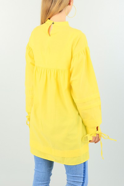 Sarı Bağlamalı Kol Tunik 71864