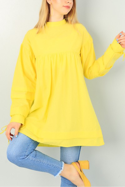 Sarı Bağlamalı Kol Tunik 71864