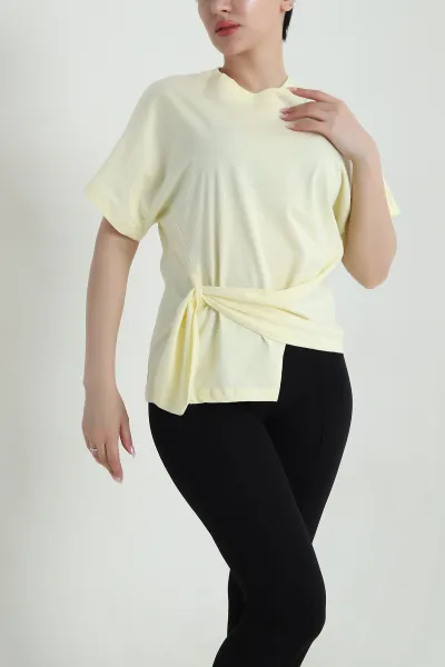 Sarı Bağlamalı Süprem Kadın Bluz 458349