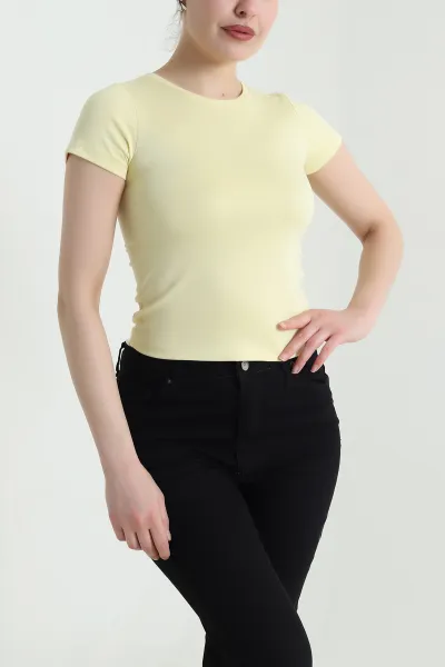 sari-bisiklet-yaka-oysho-kadin-bluz-453043