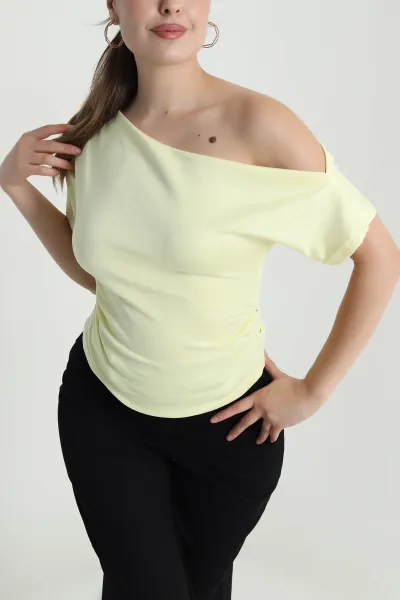 sari-buzgulu-oysho-kadin-bluz-485174
