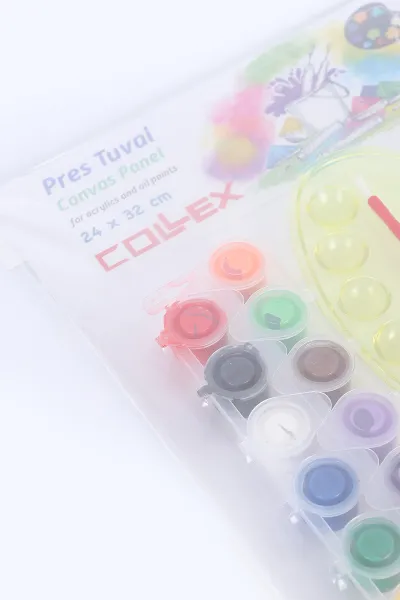 Sarı Collex Pres Tuval Seti 24x32 Cm 385485