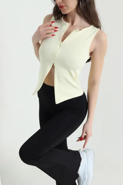 sari-fermuarli-kolsuz-interlok-kadin-bluz-440351